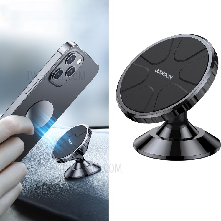 JOYROOM JR-ZS260 Magnetic Car Phone Holder Magnet Mount Stand GPS Support for iPhone Xiaomi - Black-1