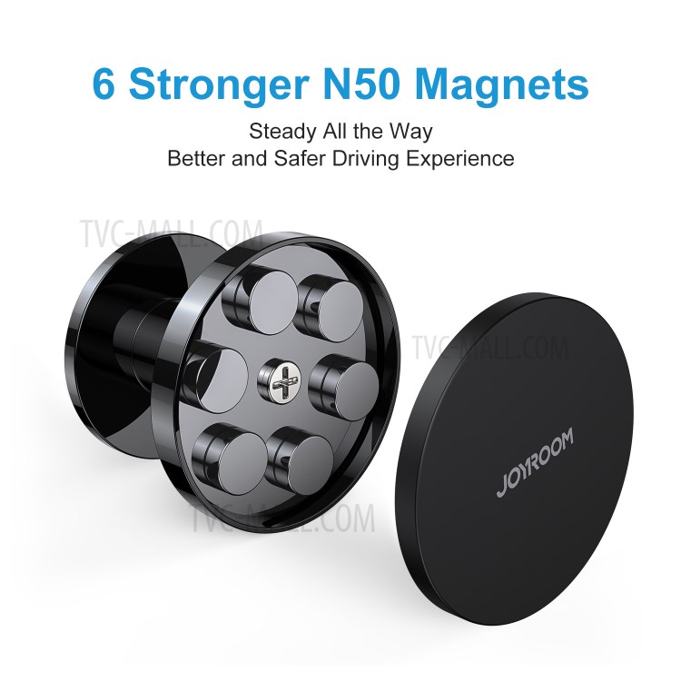 JOYROOM JR-ZS261 360 Degree Rotary Magnetic Car Phone Holder GPS Stand Air Vent Magnet Mount for iPhone - Black-3
