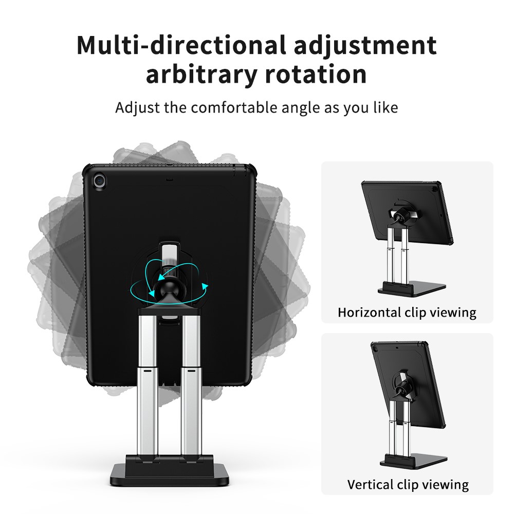 Soporte de Tubería Doble Telescópica CCK1 Con Estuche Protectora de Tableta Para Ipad Pro 11 (2018)/(2020)/tableta de 11 Pulgadas-7