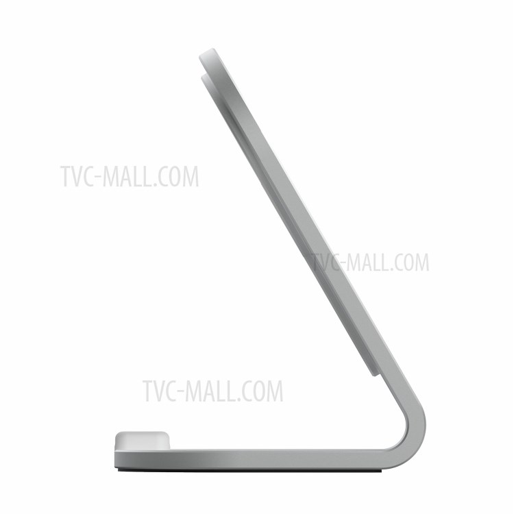 Momax Q. Porte-chargeur Sans Fil MAG Dock Stand De Bureau De Bureau En Métal Pour IPhone 12 Magsafe - Argent-10