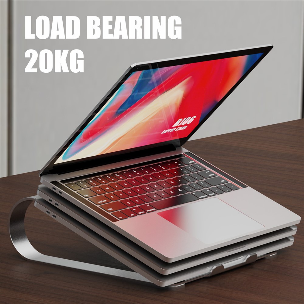 R-JUST BJ06 Aluminum Alloy Laptop Stand Holder Notebook Support Non-slip Cooling Bracket-6