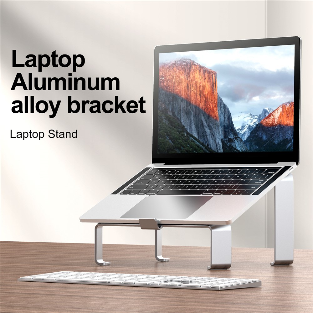 R-JUST Aluminum Alloy Notebook Bracket Raise Computer Desktop Laptop Heat Dissipation Anti-Skid Stand-3