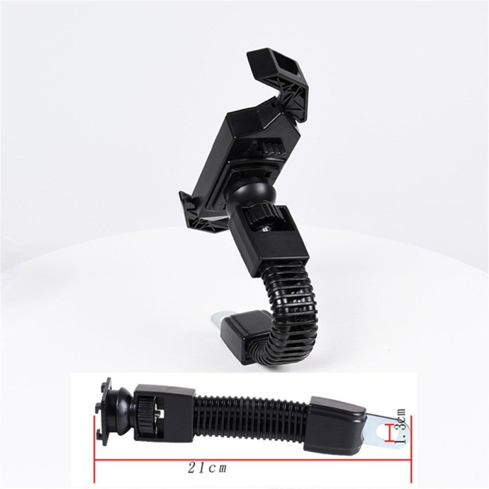 Motorcycle E-Bike Mobile Phone Holder Rearview Mirror Mount Phone Stand Bracket - Green-7