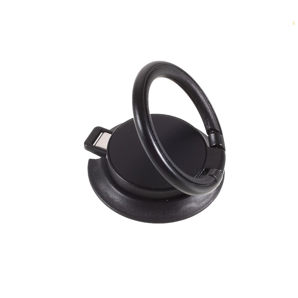 A1 360 Degree Rotatable Phone Ring Stand Car Mobile Phone Magnetic Holder - Black-3