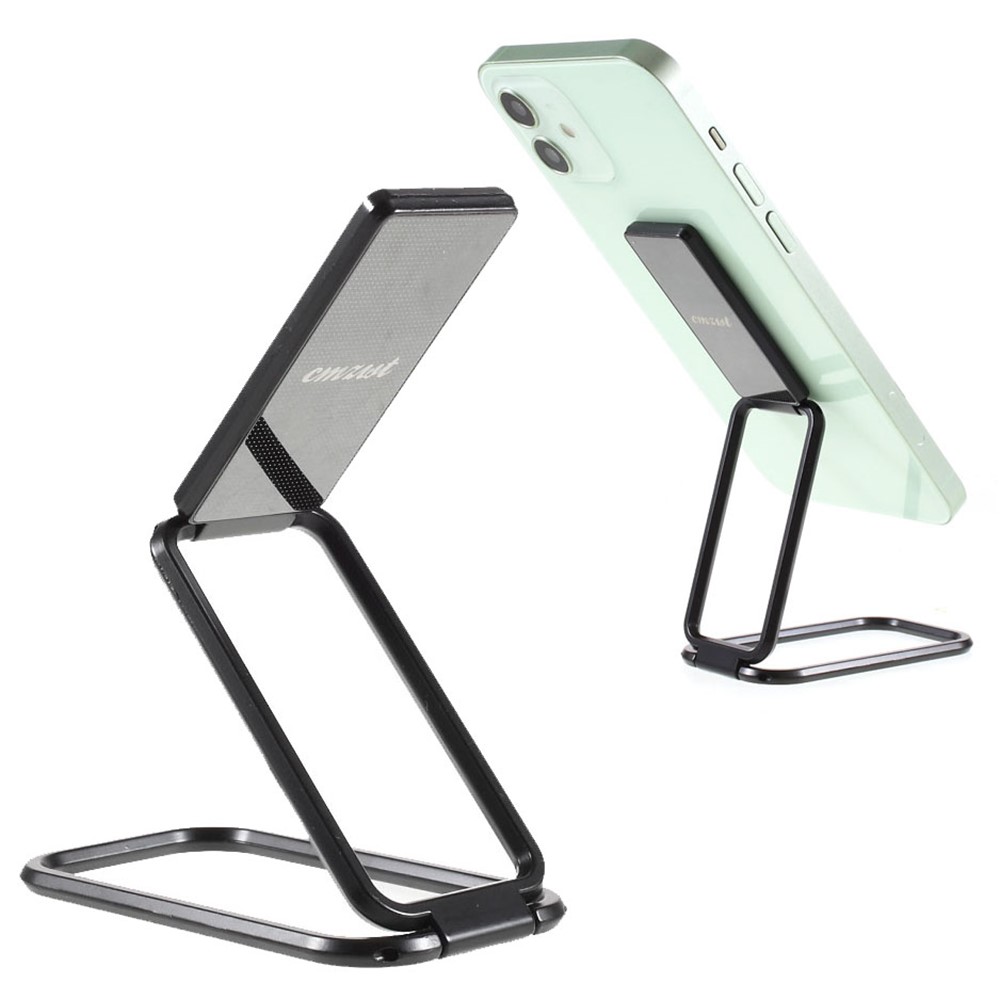 A3 Magnetic Car Phone Holder Foldable Desk Stand Mobile Phone Viewing Angle Adjuster - Black-1