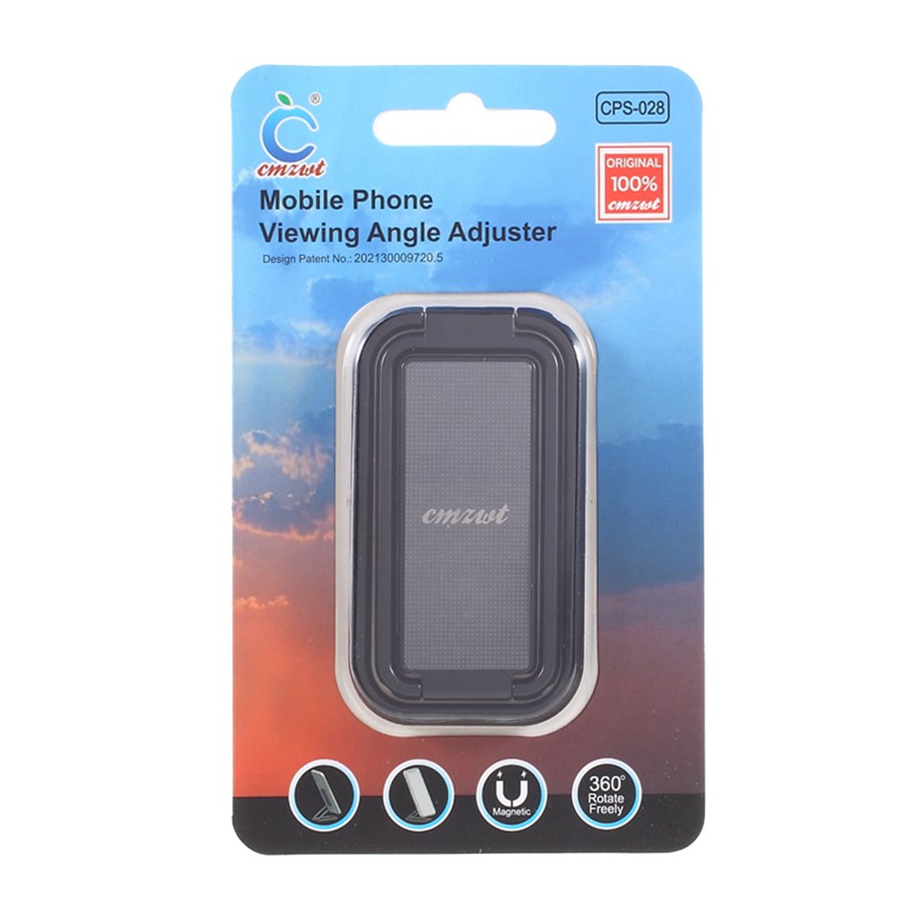 A3 Magnetic Car Phone Holder Foldable Desk Stand Mobile Phone Viewing Angle Adjuster - Black-8