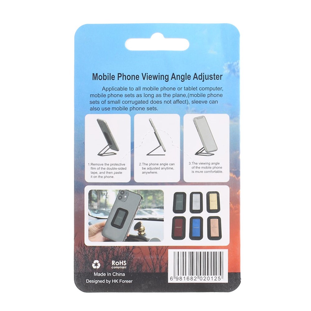 A3 Magnetic Car Phone Holder Foldable Desk Stand Mobile Phone Viewing Angle Adjuster - Black-9