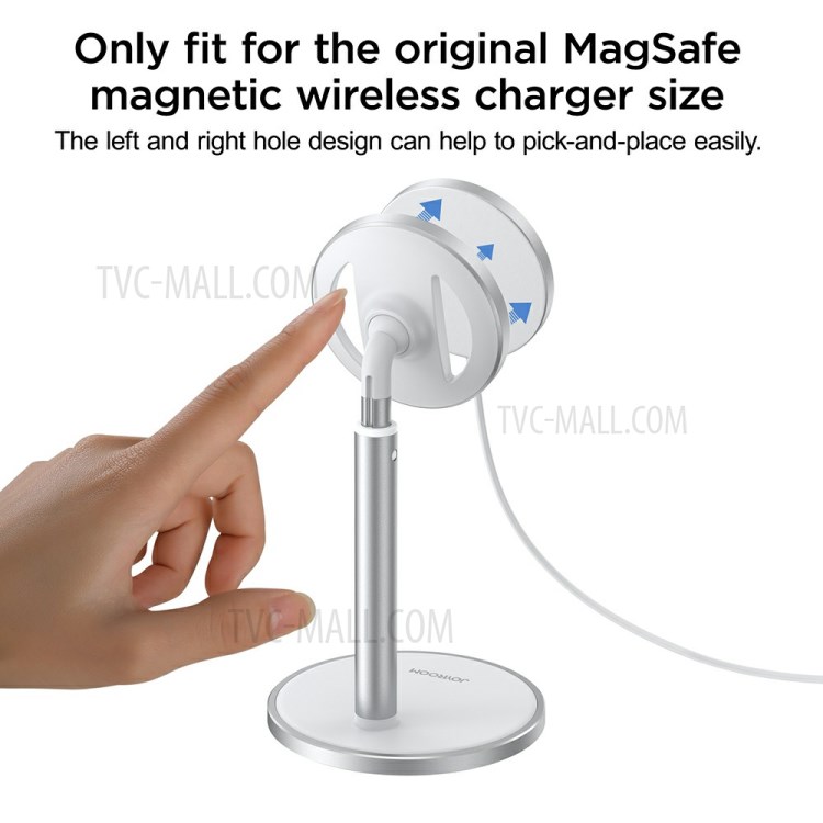 JOYROOM JR-A52 Desktop Magnetic Wireless Charger Bracket Stand Wireless Charging Holder for iPhone MagSafe-8