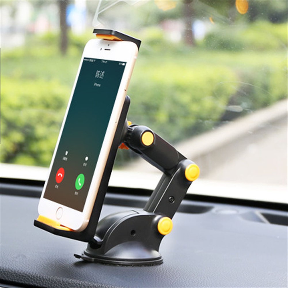 360 Degrees Rotation Car Phone Holder Dashboard Suction Mount Windscreen Stand for iPhone Samsung-1