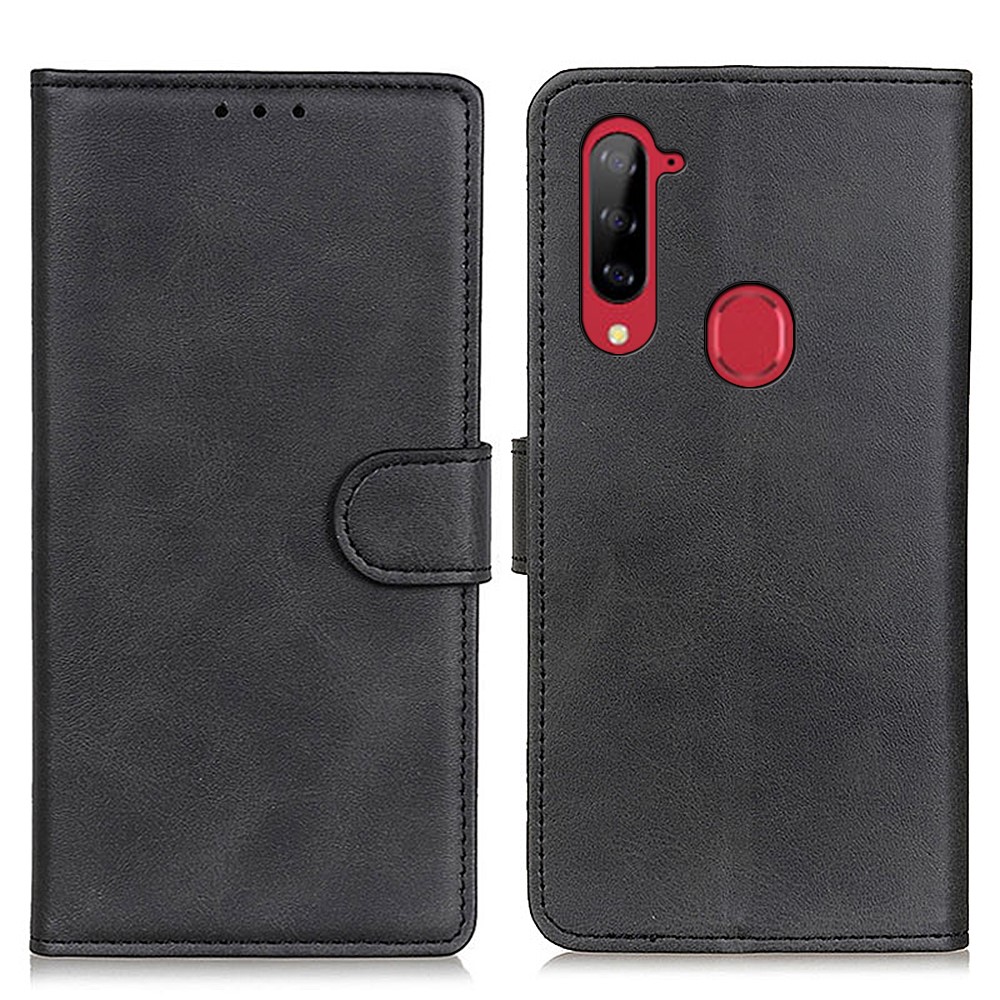 Wallet Design PU Leather Stand Protective Cover Mobile Phone Case for ZTE Libero 5G - Black-1