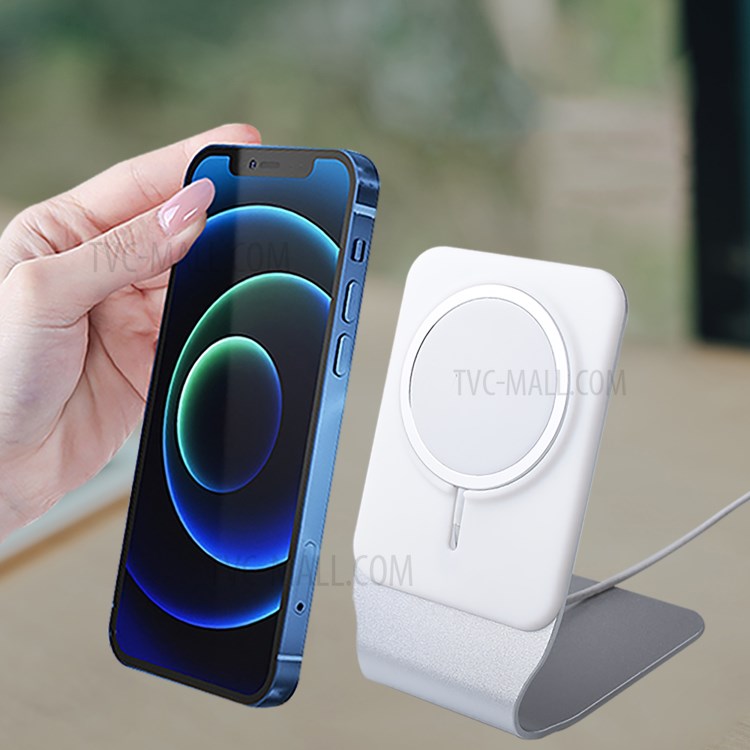 P13 Rectangular Wireless Charger Holder Bracket Desk Mount Stand for iPhone 12 Magsafe Charger-3