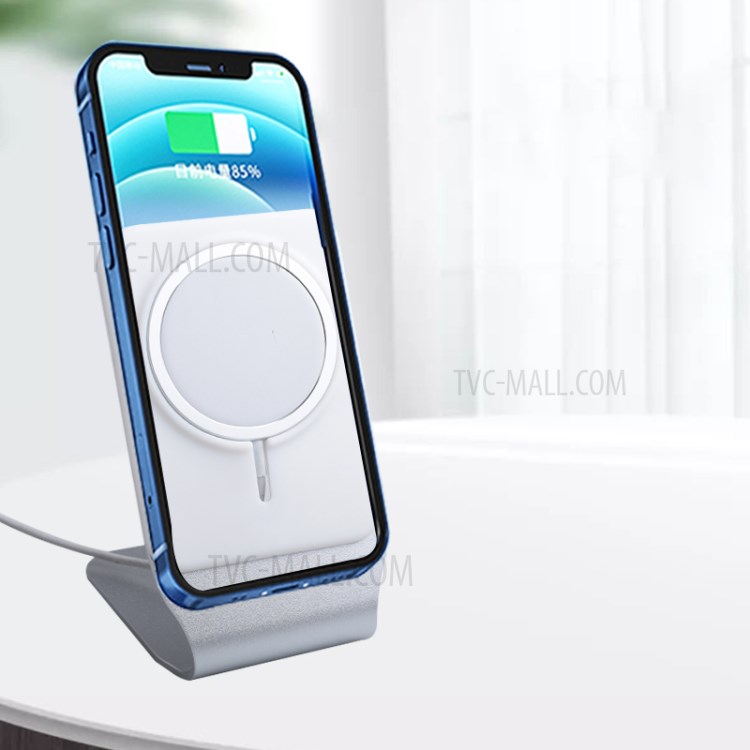 P13 Rectangular Wireless Charger Holder Bracket Desk Mount Stand for iPhone 12 Magsafe Charger-4