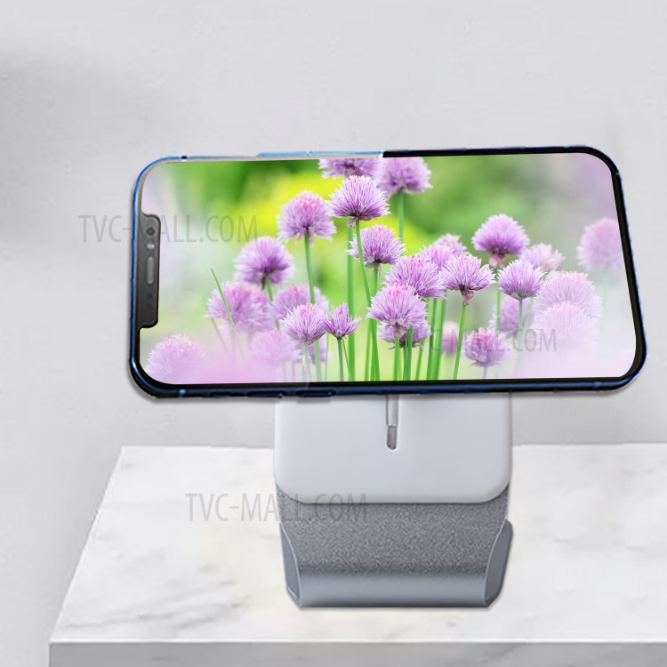 P13 Rectangular Wireless Charger Holder Bracket Desk Mount Stand for iPhone 12 Magsafe Charger-6