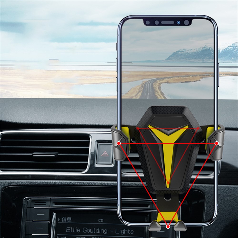 2 в 1 Всасывание Gravity Car Phone Dellower Support Support Cracket Для Iphone 12 11 X Max Xiaomi Samsung - Красный