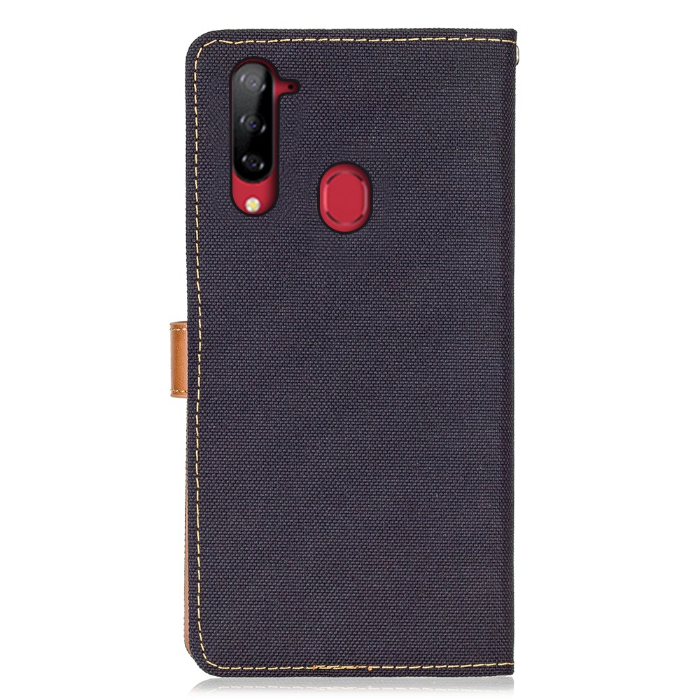 Durable Oxford Cloth Texture Design Anti-Scratch Shock-Absorbing Protective Case for ZTE Libero 5G - Black-3