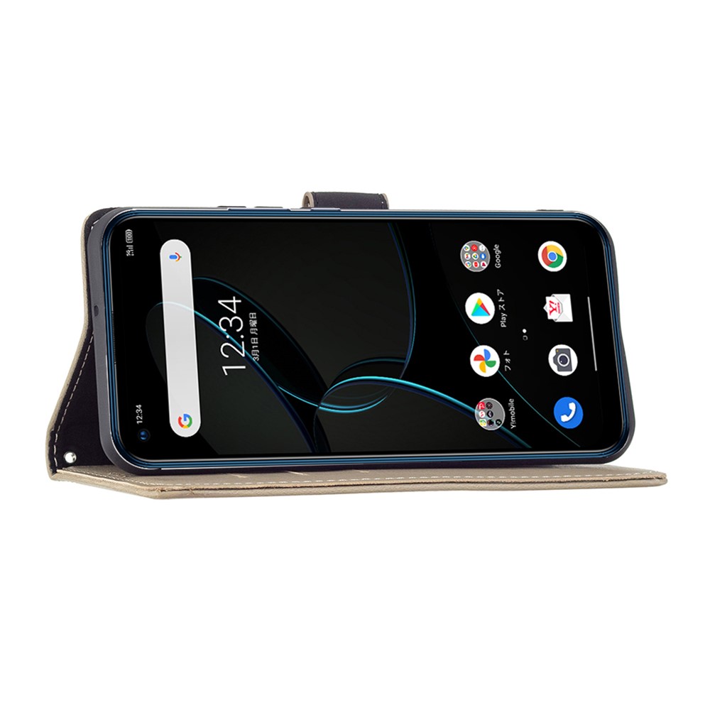 Magnetic Retro Crazy Horse Business Style PU Leather Wallet Function Flip Stand Cover for ZTE Libero 5G - Black-4