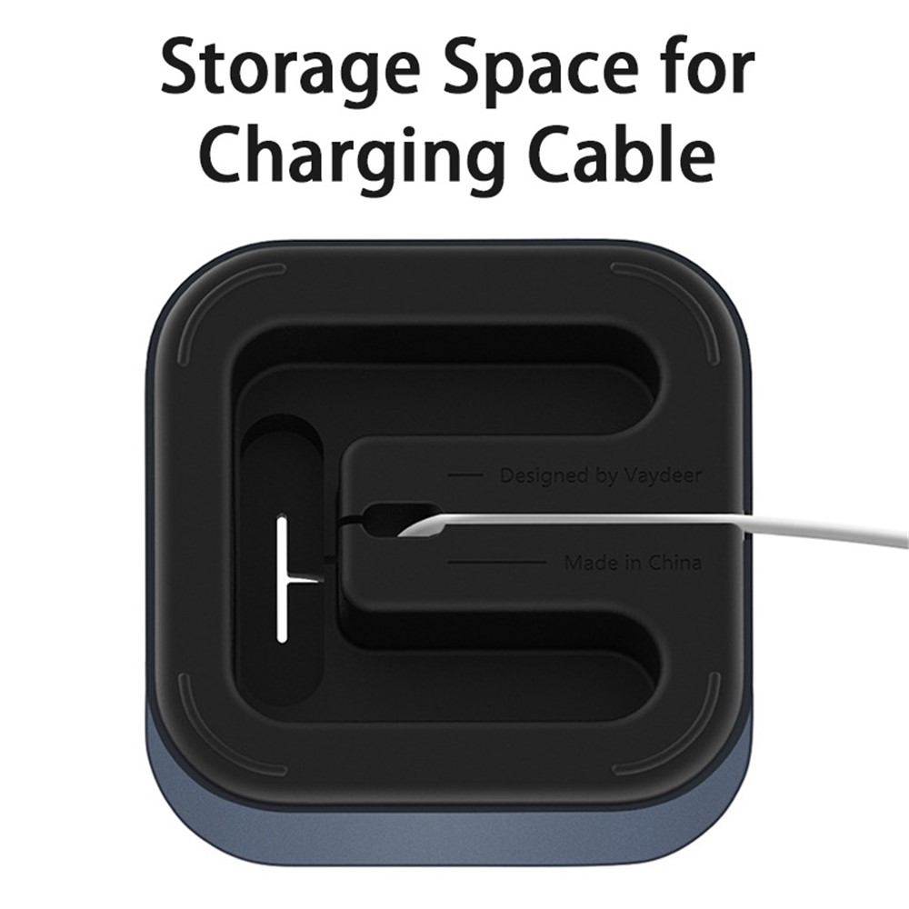 VAYDEER BZ101 Charging Stand Dock Station for Apple Watch 1/2/3/4/5/6/SE Charger Cable Support Bracket-3