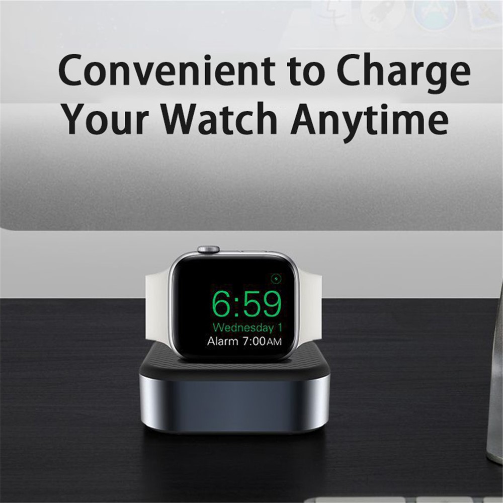 VAYDEER BZ101 Charging Stand Dock Station for Apple Watch 1/2/3/4/5/6/SE Charger Cable Support Bracket-7