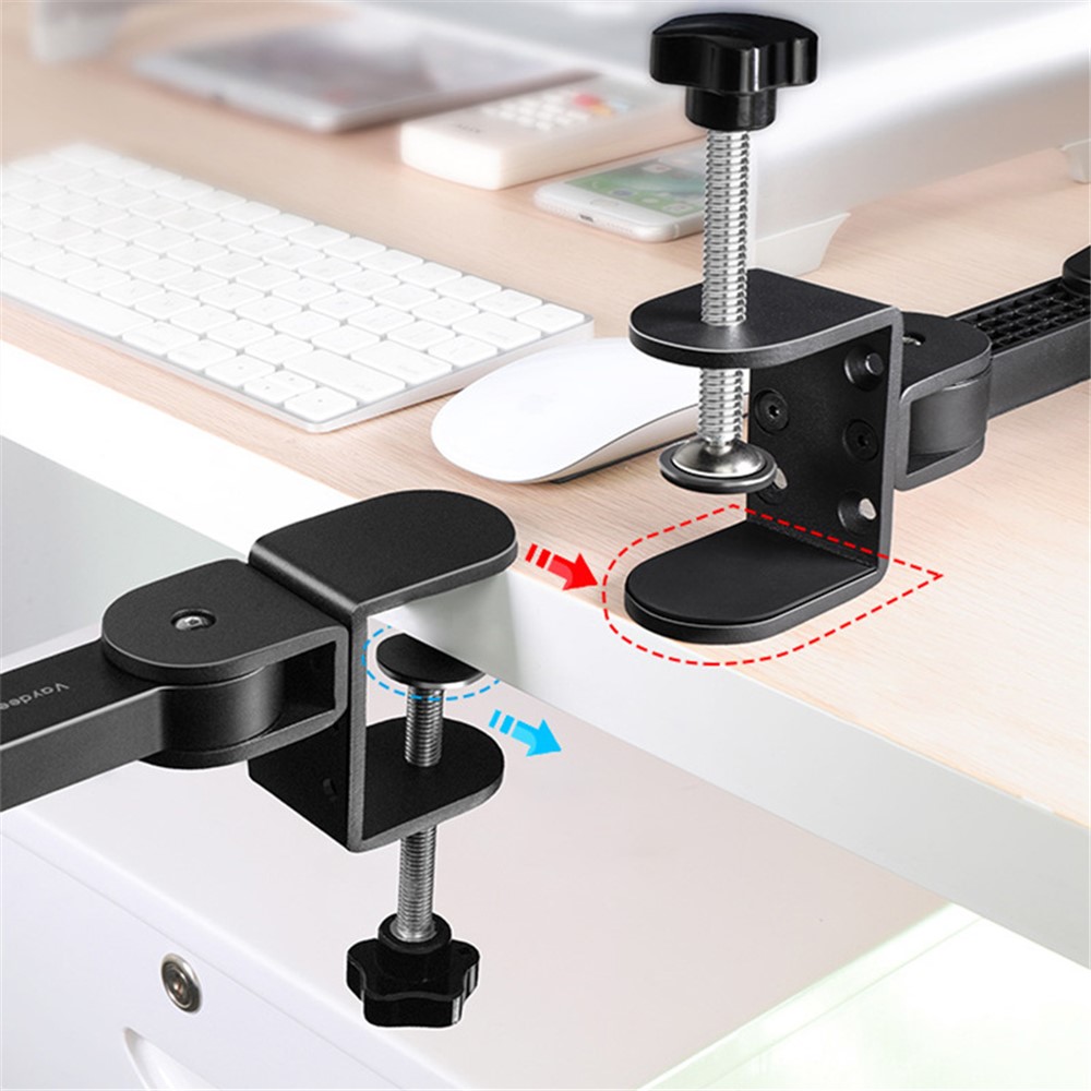 VAYDEER TJ2011 Rotating Computer Arm Elbow Rest Pad Wrist Rest Extender Desk Hand Bracket Mouse Support-5