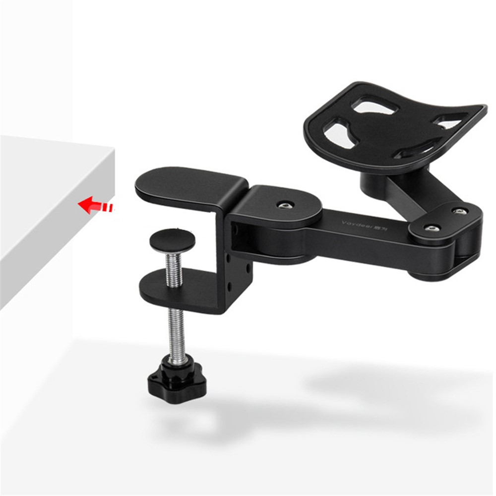 VAYDEER TJ2011 Rotating Computer Arm Elbow Rest Pad Wrist Rest Extender Desk Hand Bracket Mouse Support-7