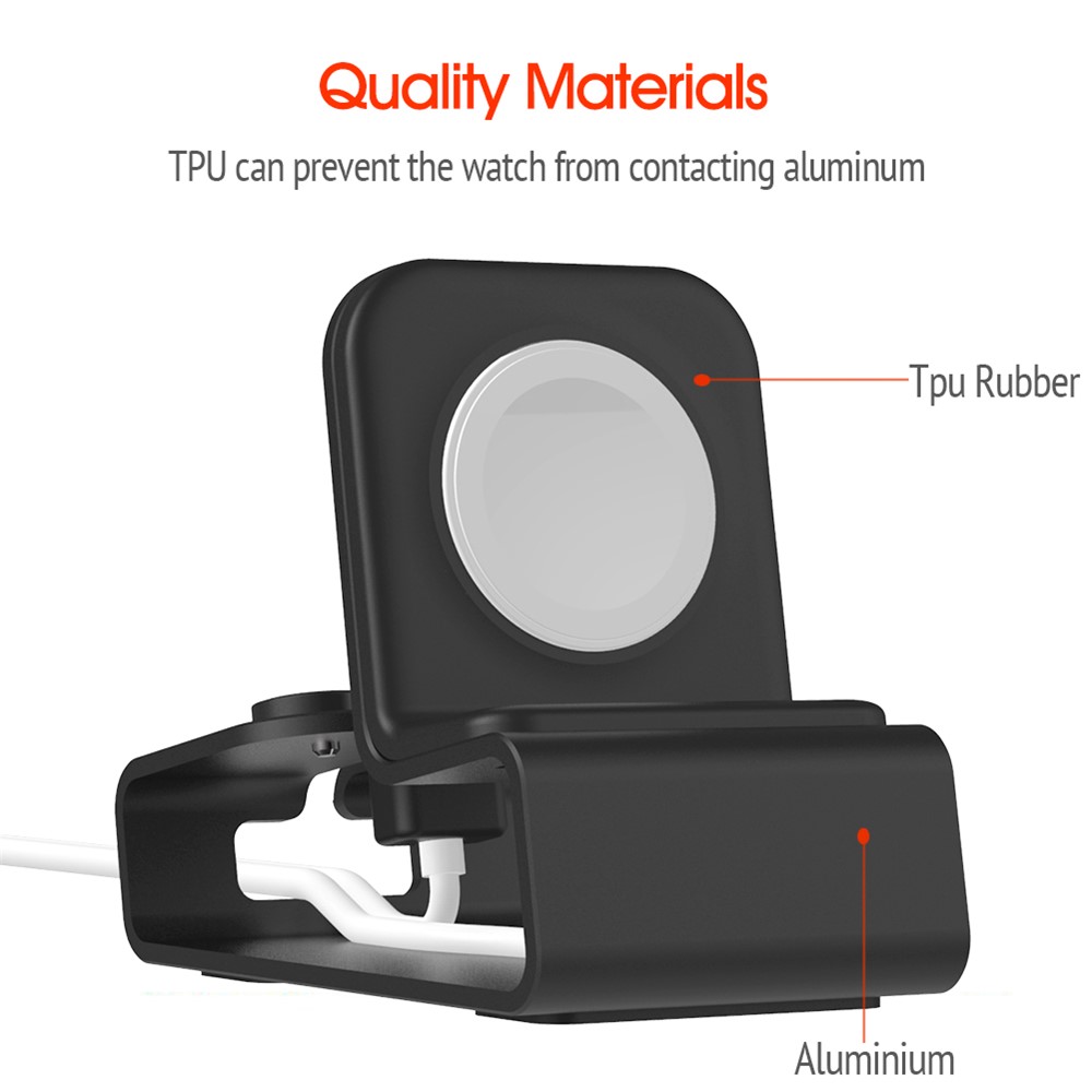 T065 Aluminium Alloy Charging Stand Dock Desktop Holder Bracket for Apple Watch AirPods Pro-7