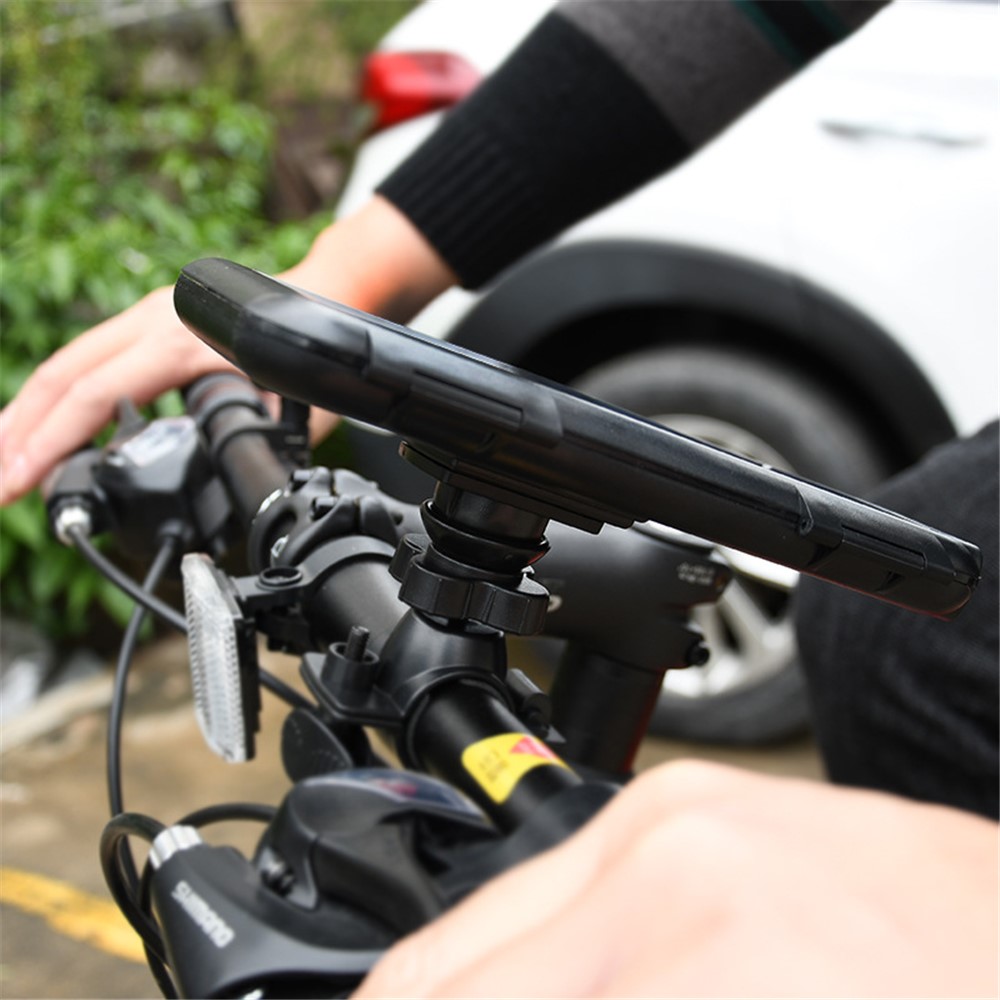 S2102 Motorcycle Phone Bag Bicycle Rear View Mirror Mount Holder Stand Waterproof Case Cover-8