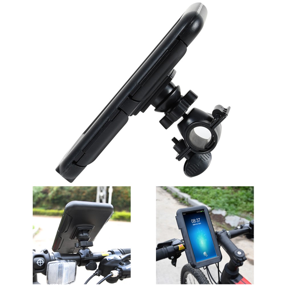 S2102 Bicycle Phone Holder Stand Motorcycle Scooter Handlebar Mount Waterproof Bag Cases Bag Bracket-1