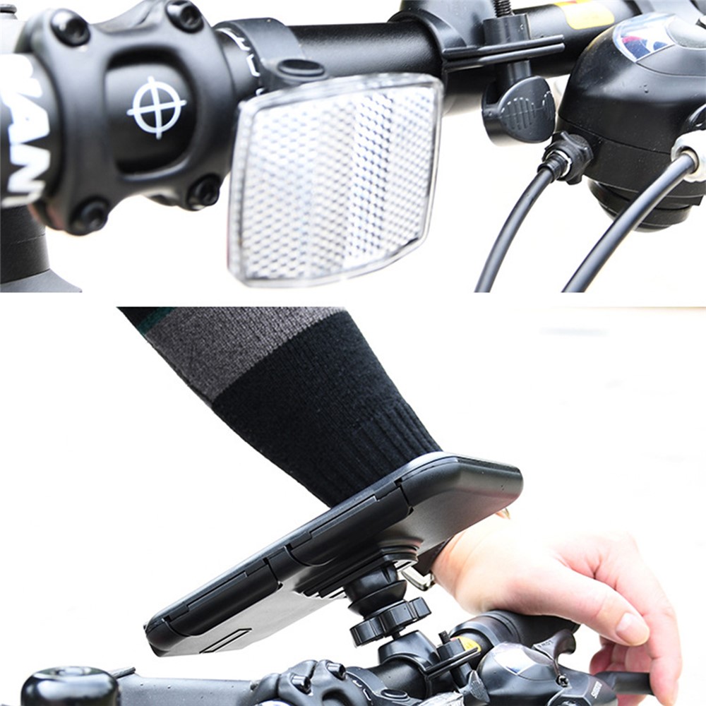 S2102 Bicycle Phone Holder Stand Motorcycle Scooter Handlebar Mount Waterproof Bag Cases Bag Bracket-4