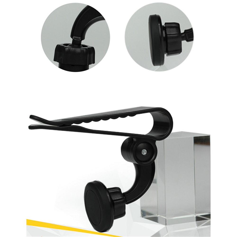 ZY0113-Y Universal Multi-functional Sun Visor Strong Magnetic Phone Holder Clip GPS Stand Bracket Support-4