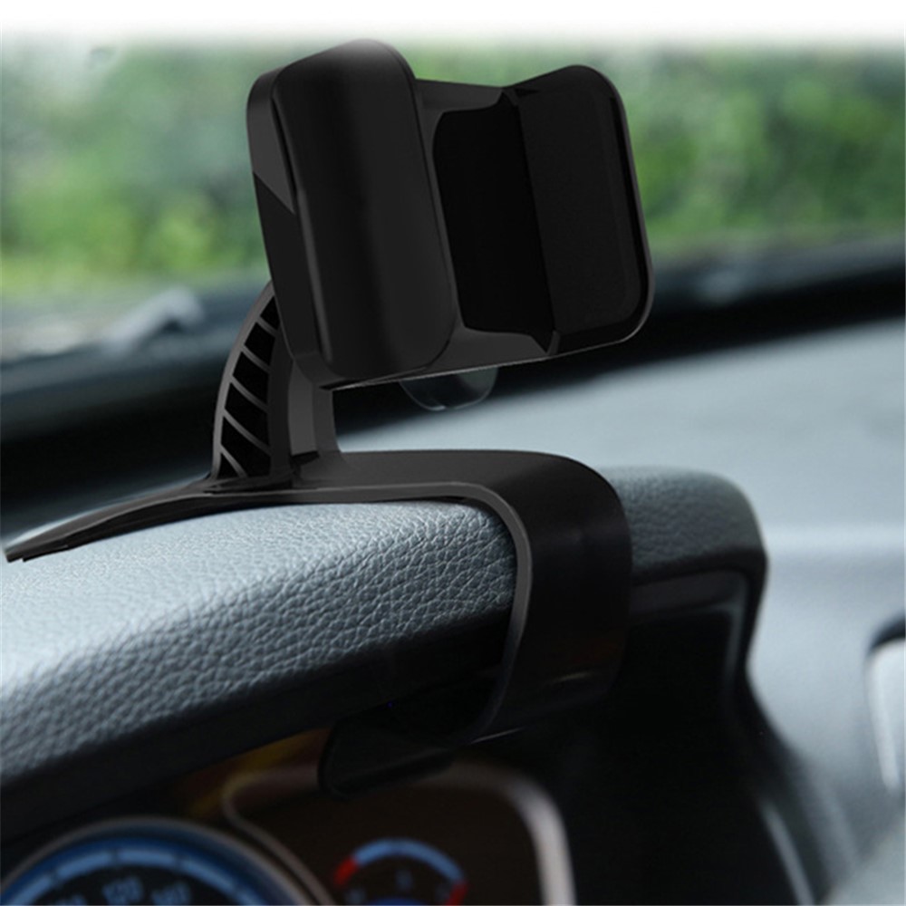 Universal Dashboard Car Phone Holder Clip Mount Stand 360 Degree Rotatable GPS Display Bracket - Green-5
