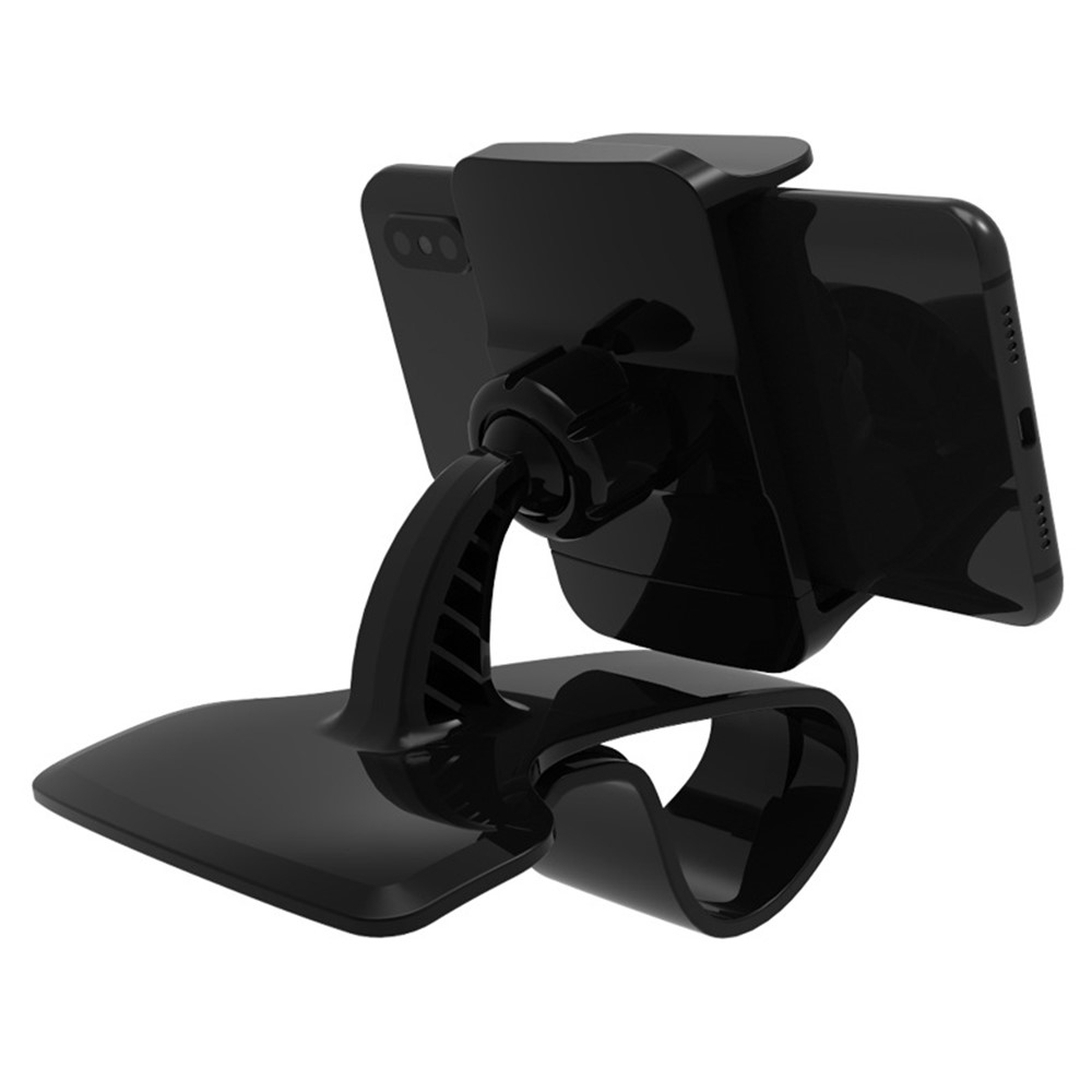 Universal Dashboard Car Phone Holder Clip Mount Stand 360 Degree Rotatable GPS Display Bracket - Green-9