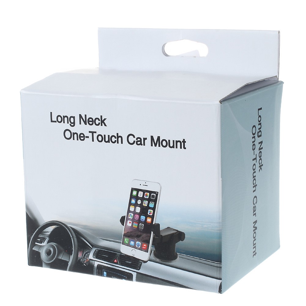 Pescoço Longo Fácil Suporte De Montagem De Carro De Um Toque Para Iphone 6s / 6s Mais / Galaxy Note5, Largura: 5.5-9cm-8