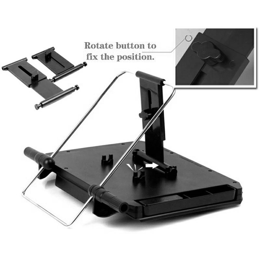 SHUNWEI SD-1508B Car Seat Mount Foldable Dining Tray with Drawer Steering Wheel Notebook Table-4