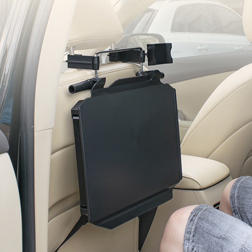 SHUNWEI SD-1528 Car Seat Back Food Tray Multifunctional Laptop Desk with Phone Holder and Drawer-9