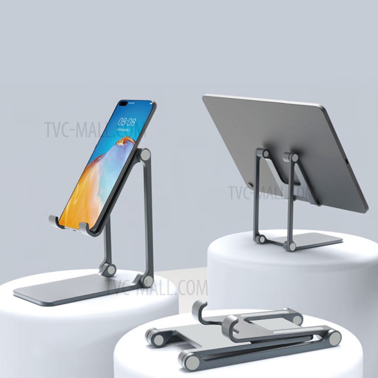 ZJ-03 Aluminium Alloy Foldable Phone Holder Portable Adjustable Phone Tablet Stand Bracket-6