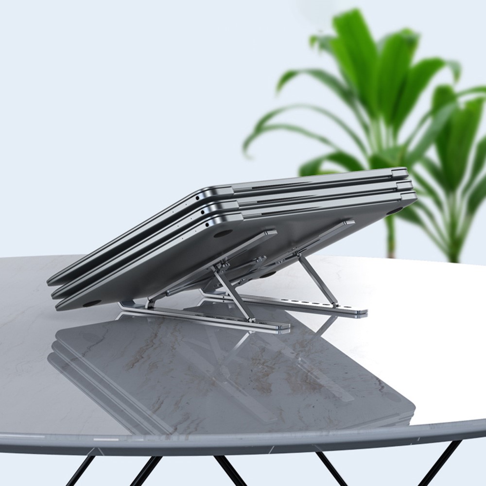 YESIDO LP01 7-Gear Height Adjustable 11-16 inch Notebook Holder Stand Desktop Foldable Aluminum Alloy Laptop Heat Dissipation Bracket-3