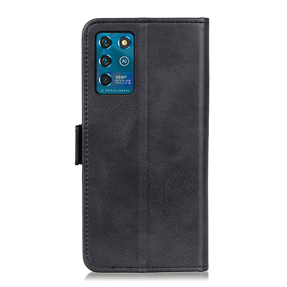 Non-slip Grip Side Magnetic Clasp PU Leather Wallet Stand Case Phone Shell for ZTE Blade V30 Vita - Black-3