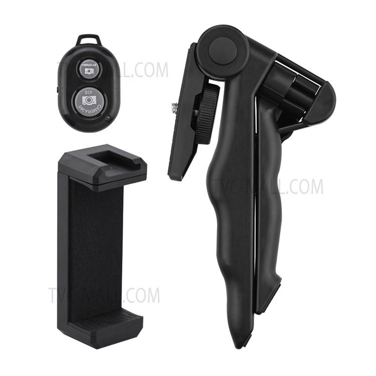 Vlog Shooting Mobile Phone Holder + Desktop Tripod with Remote Shutter Controller for iOS Android-1