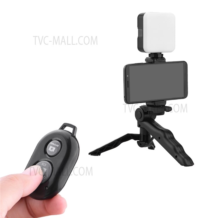 Desktop Tripod Adjustable Fill Light Phone Holder with Remote Shutter Controller Vlog Shooting Kit-3