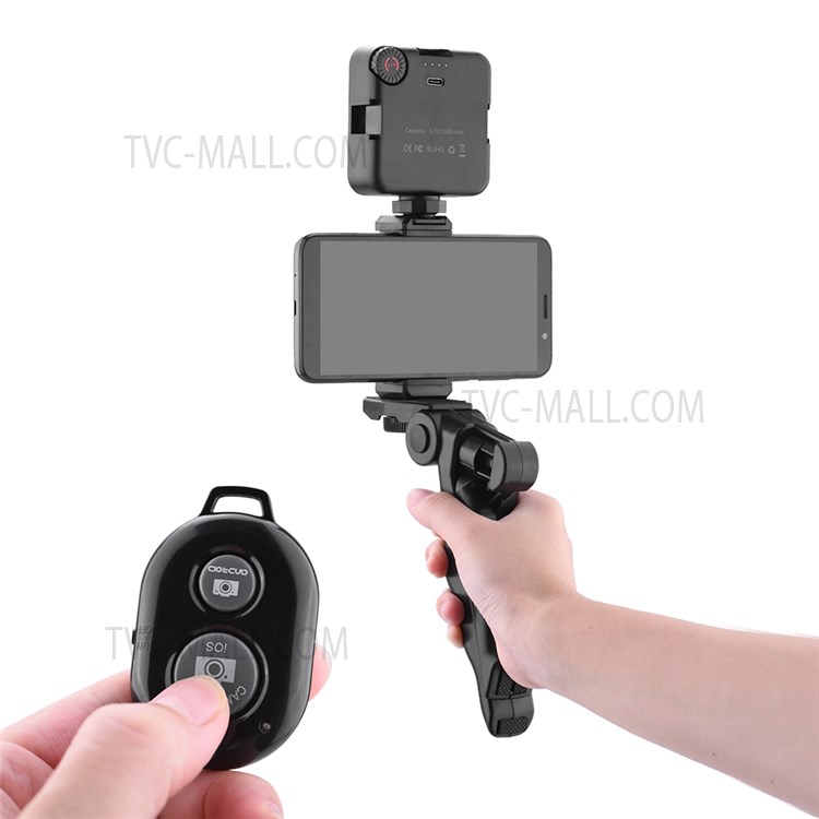 Desktop Tripod Adjustable Fill Light Phone Holder with Remote Shutter Controller Vlog Shooting Kit-4