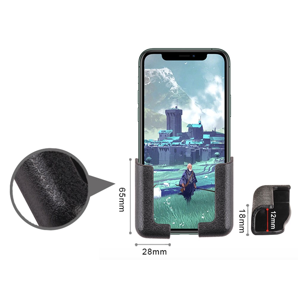 Universal Adhesive Car Phone Holder Stand Vehicle Mobile Phone Storage Box Organizer-8