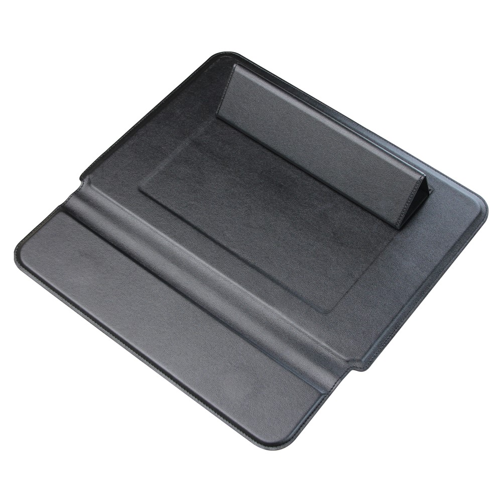 PU Leather Waterproof Notebook Laptop Sleeve Bag Horizontal Carrying Pouch for MacBook Air 13 inch - Black-11