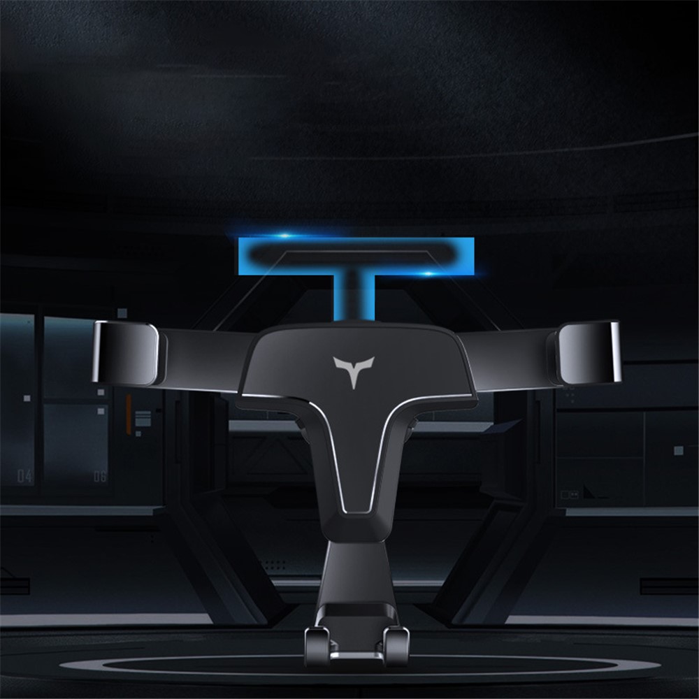T3 Universal Car Gravity Phone Holder Rotatable Vehicle Air Outlet Phone GPS Bracket - Black-2