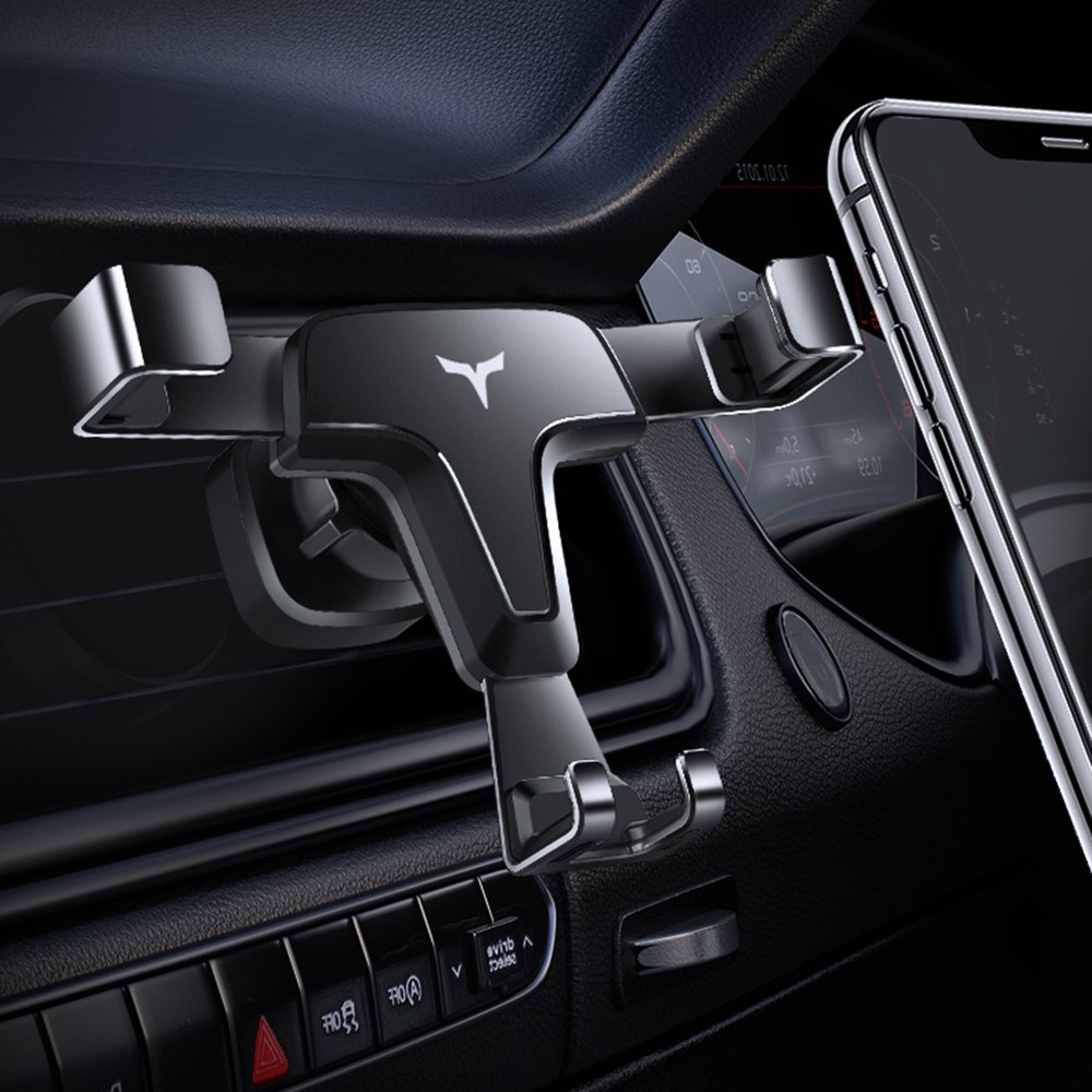 T3 Universal Car Gravity Phone Holder Rotatable Vehicle Air Outlet Phone GPS Bracket - Black-3