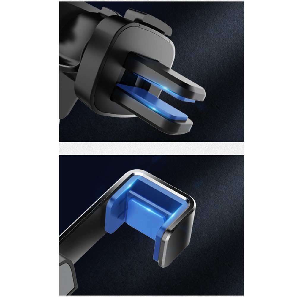 T3 Universal Car Gravity Phone Holder Rotatable Vehicle Air Outlet Phone GPS Bracket - Black-5