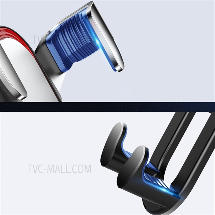 U3 Universal Gravity Phone Holder Rotatable Car Air Outlet Mount Phone Bracket - Grey-8