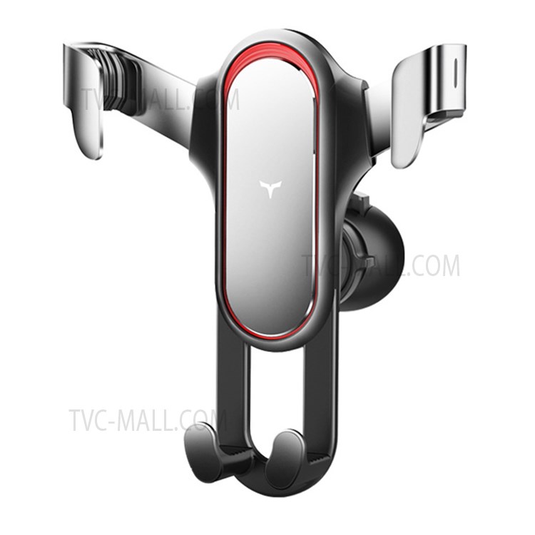 U3 Universal Gravity Phone Holder Rotatable Car Air Outlet Mount Phone Bracket - Silver-1