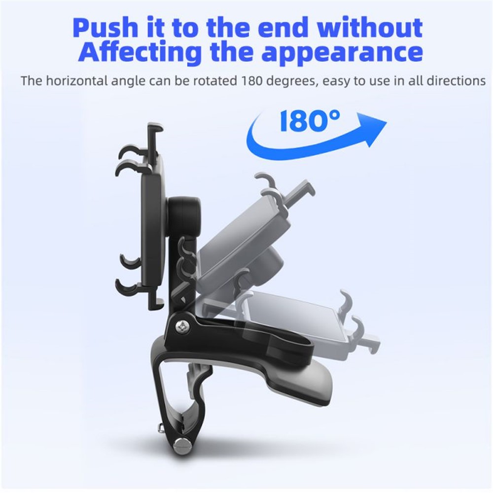 CT2002 Car Mobile Phone Holder 360 Degree Rotation Dashboard/Rear View Mirror/Visor Mount Phone GPS Bracket-5