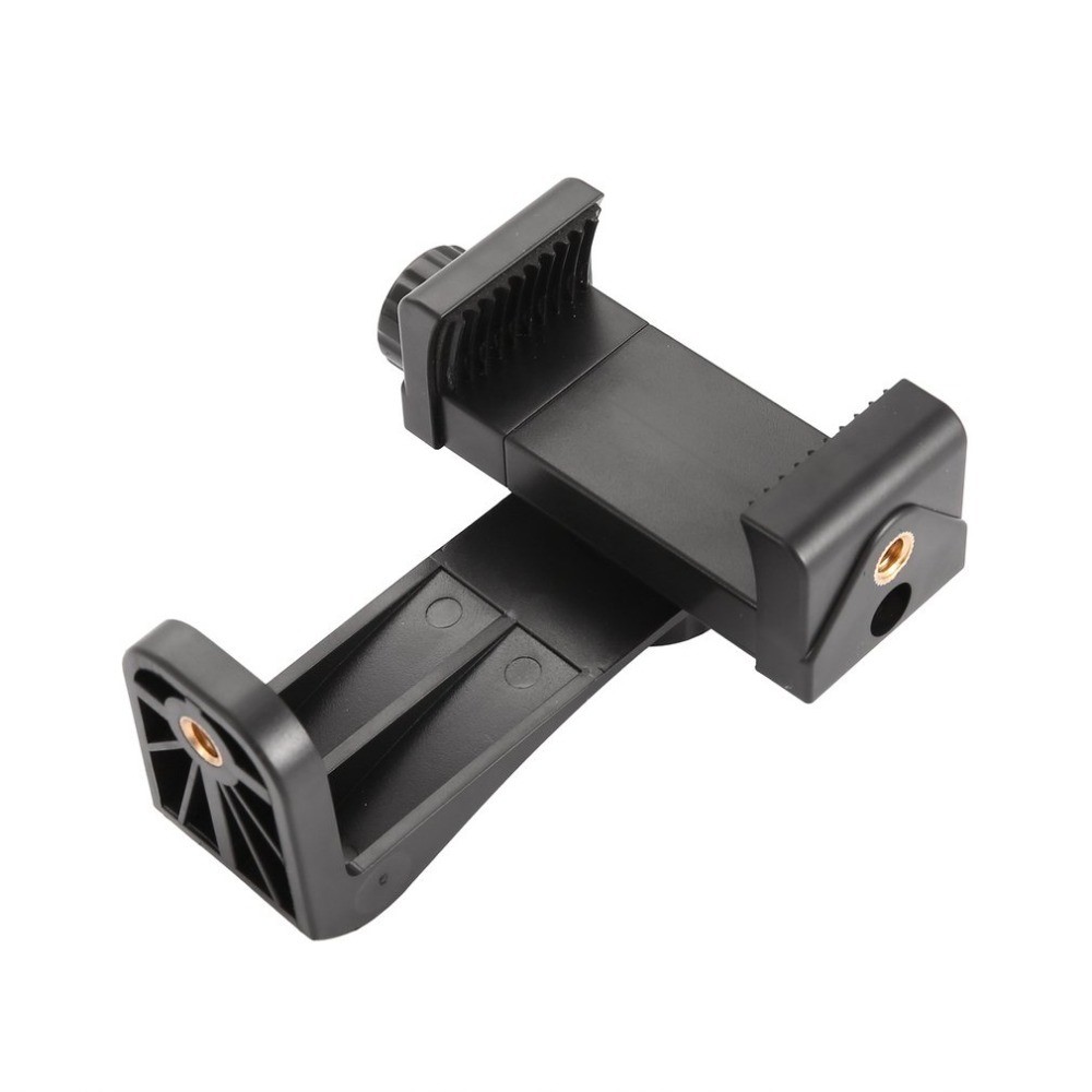 Universal Tripod Mount Phone Holder Adjustable Cell Phone Vertical Clamp Bracket 360-degree Rotating Phone Stand Holder with 1/4" Holes for Photography Live-stream-2