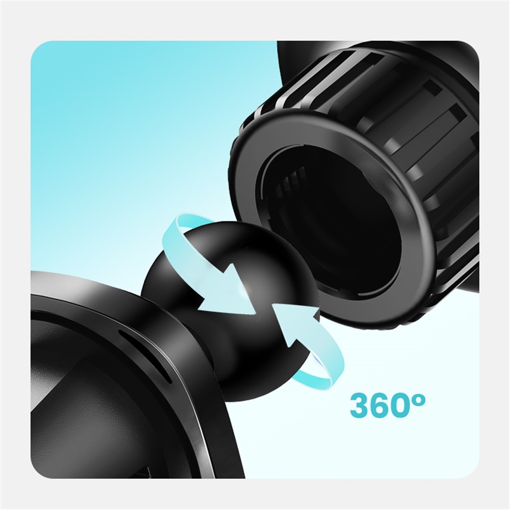 HM-C01 Car Dashboard/Air Vent Mount 360 Degree Rotating N50 Strong Magnet Bracket Cellphone Holder-7